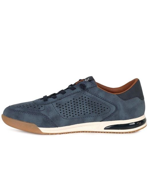 Bugatti Blue Treble Trainers for men