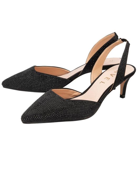Ravel Black Mallow Court Shoes