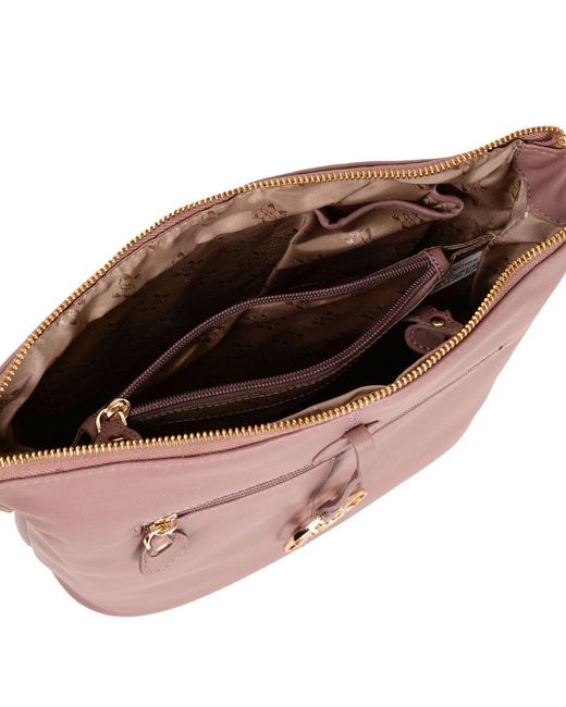 Lakeland Leather Pink Cartmel Crossbody Handbag