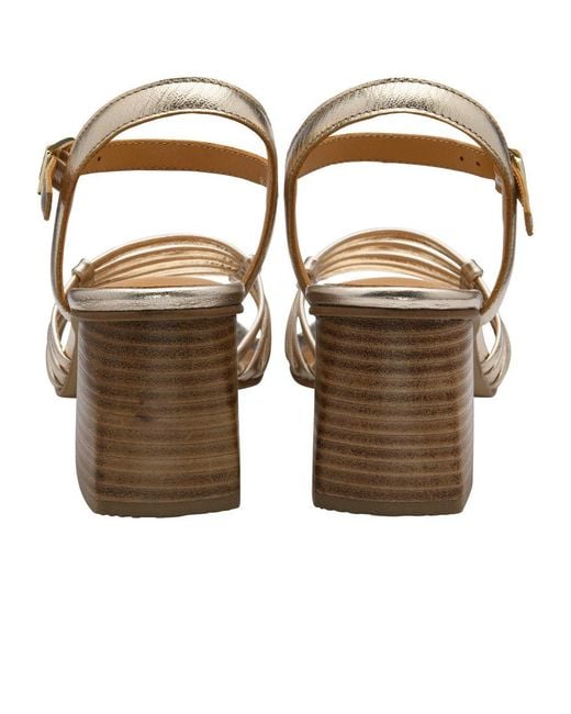 Ravel Metallic Kiplin Heeled Sandals