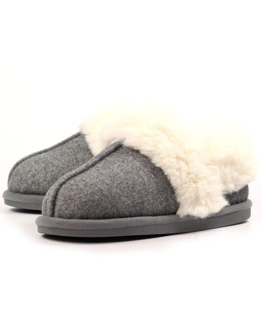Lunar Gray Ember Iii Boxed Slippers