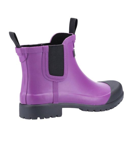 Cotswold Purple Blenheim Ankle Wellingtons