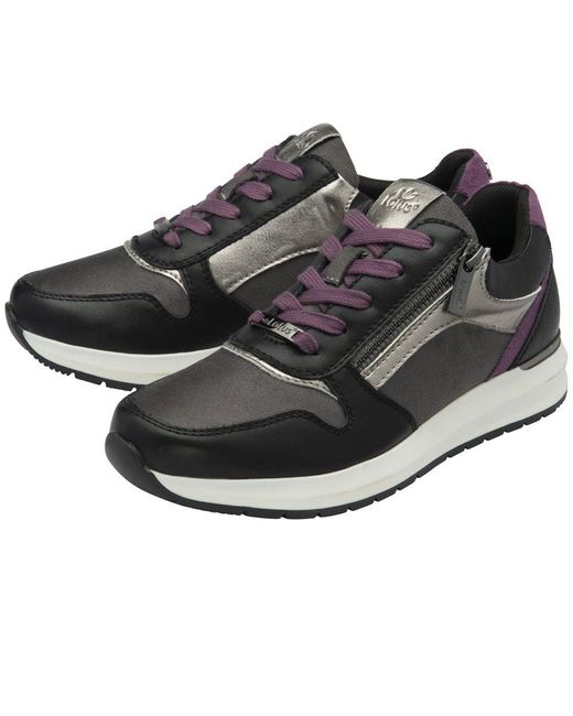Lotus Black Venus Trainers