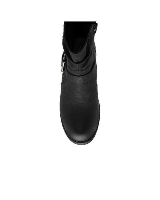 Lotus Black Tulia Wide Fit Calf Boots