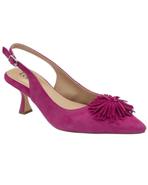 Lotus Purple Caterina Court Shoes