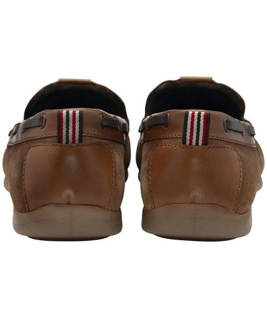 Lotus Brown Bolzano Driving Shoes for men
