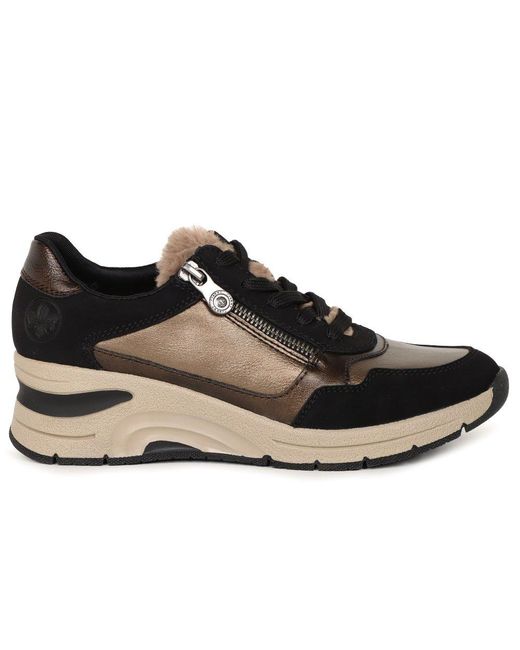 Rieker Black Seattle Trainers