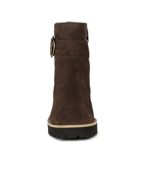 Paul Green Brown Mia Ankle Boots