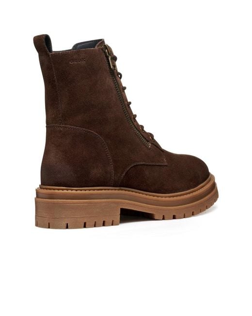 Geox Brown D Iridea F Ankle Boots