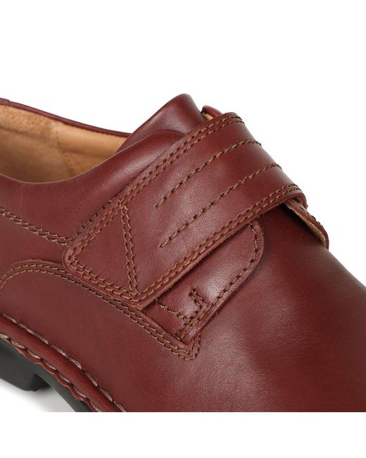 Josef Seibel Red Vigo 14 Riptape Shoes for men