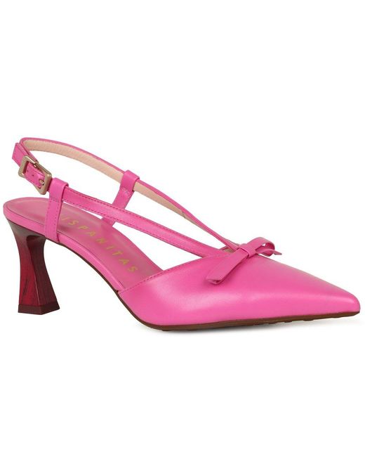 Hispanitas Pink Giorgia Open Court Shoes