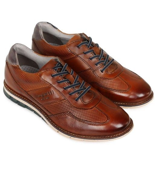 Bugatti Brown Steller Trainers for men