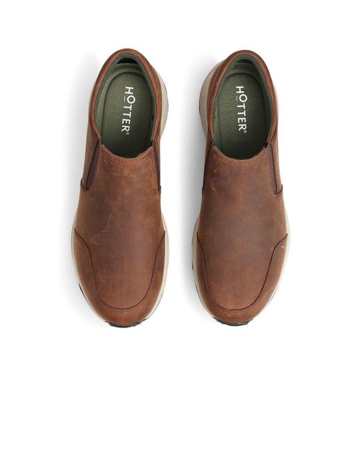 Hotter Brown Munro Waterproof Shoes for men