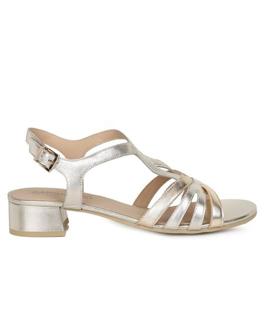 Caprice Metallic Compass Sandals