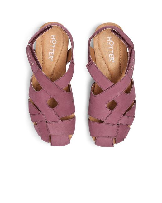 Hotter Purple Carpa Sandals