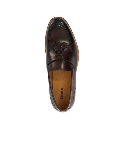 Dune Brown Shaw Classic Loafers for men