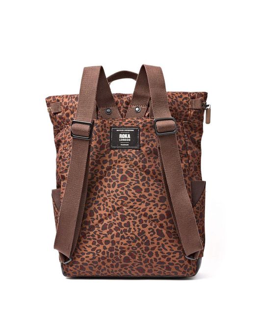 Roka Brown Canfield B Small Backpack