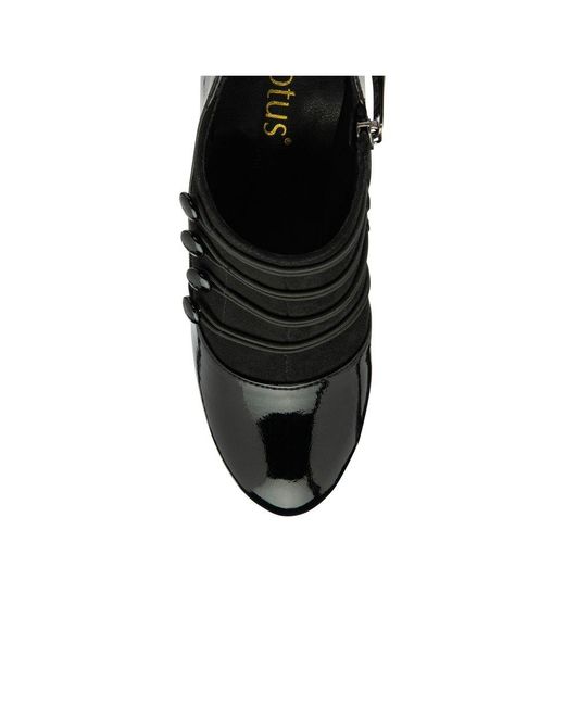 Lotus Black Gem Shoe Boots