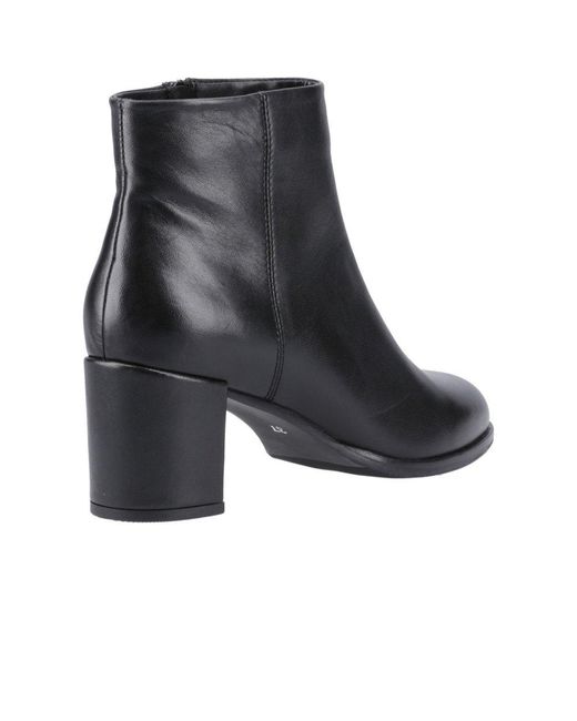 Hush Puppies Black Claridy Ankle Boots