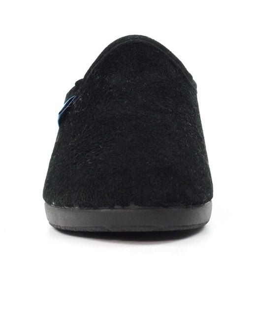 Lunar Black Audrey Slippers