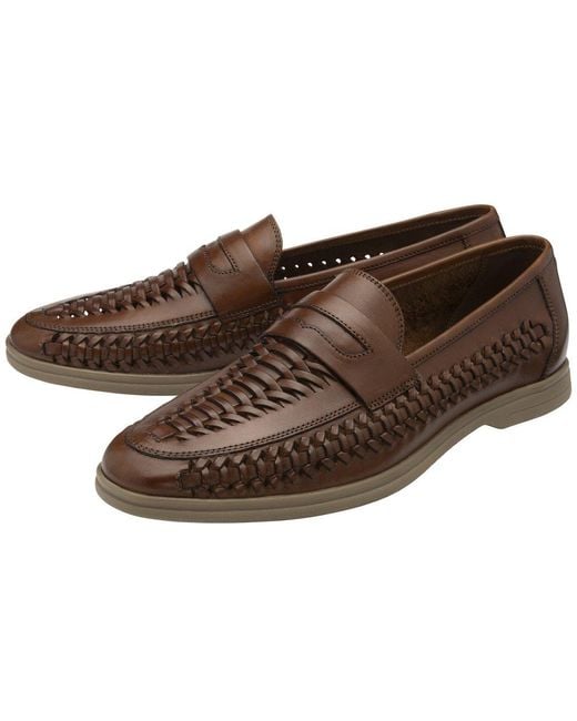 Lotus Brown Hanbury Loafers for men