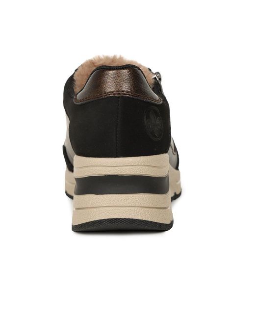 Rieker Black Seattle Trainers