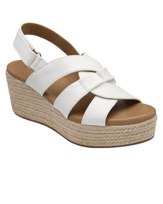 Lotus Metallic Reina Wedge Sandals
