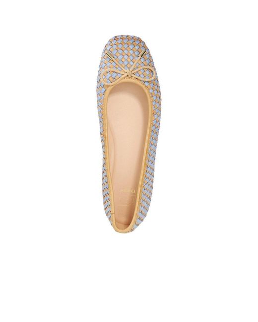 Dune Blue Heights Ballet Flat
