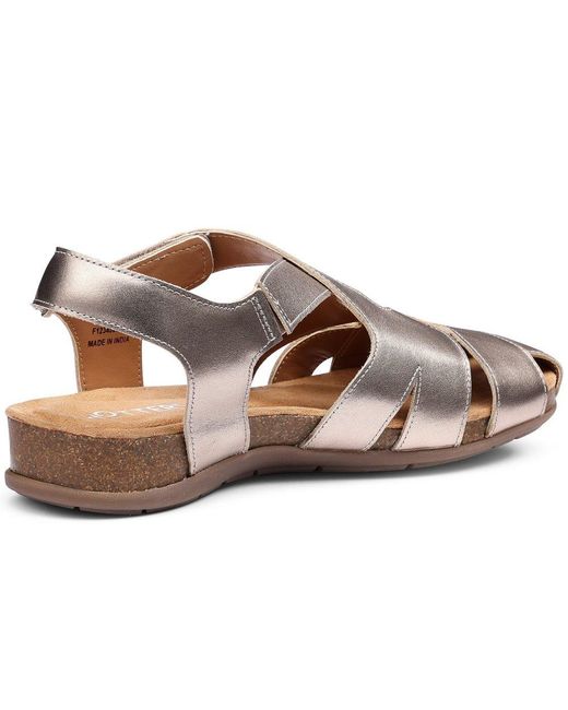 Hotter Brown Carpa Wide Fit Sandals