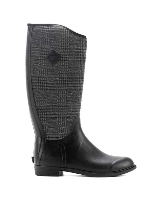 Muck Boot Black Derby Tall Wellingtons