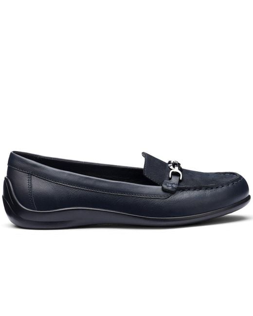 Hotter Blue Dover Loafers
