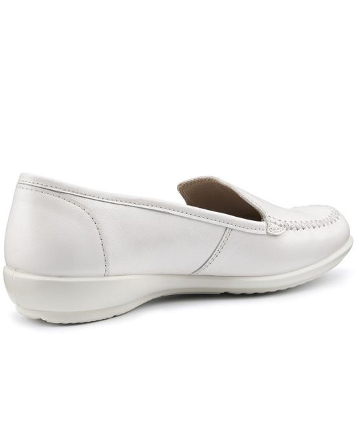 Hotter White Jazz Extra Wide Shoes