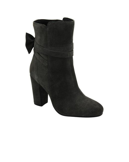 Lotus Black Alder Ankle Boots