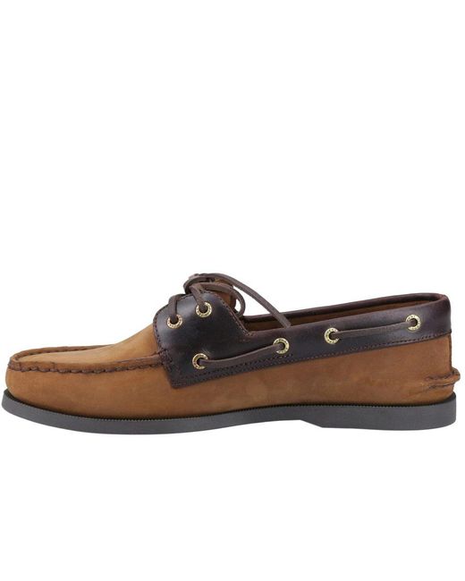 Sperry Top-Sider Brown Authentic Original 2-Eye Boat Shoes for men