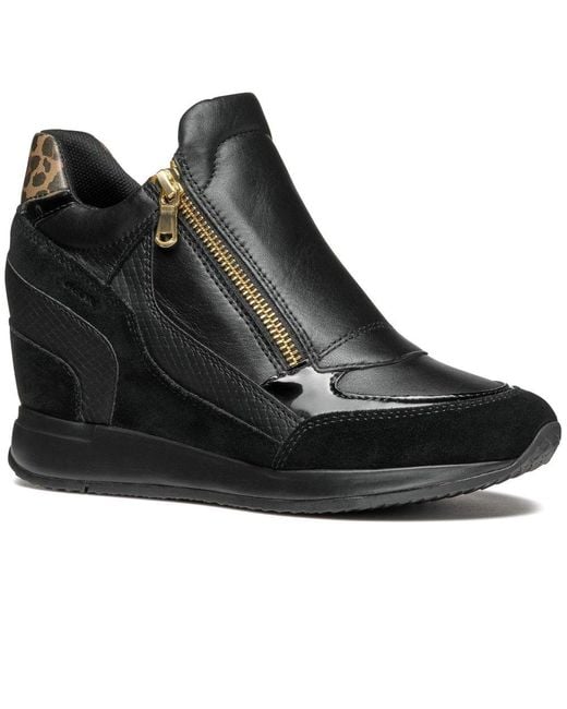 Geox Black D Nydame A Trainers