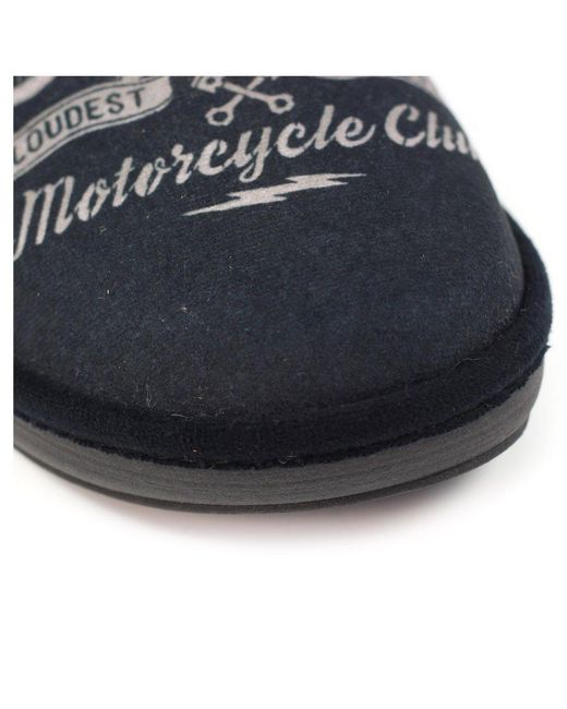Goodyear Blue Huxley Mule Slippers for men