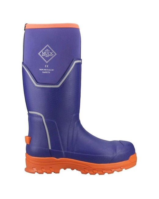 Muck Boot Blue Grit S5 Wellingtons