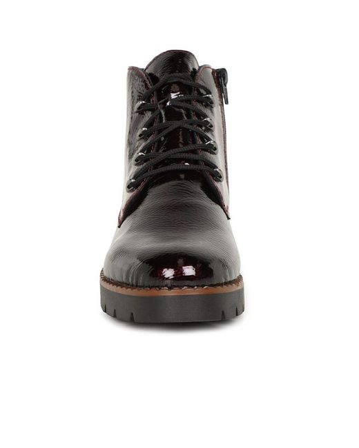 Rieker Black Nevada Ankle Boots