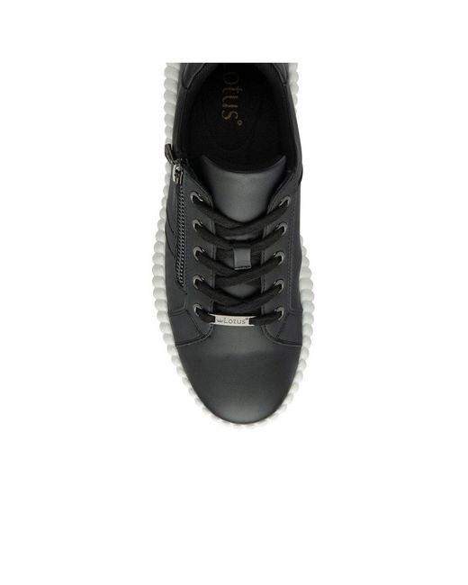 Lotus Black Kora Trainers
