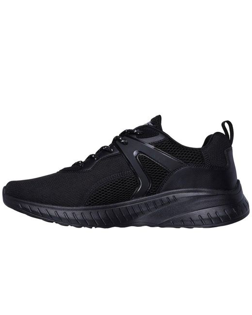 Skechers Black Bobs Squad Chaos Elevated Drift Trainers for men