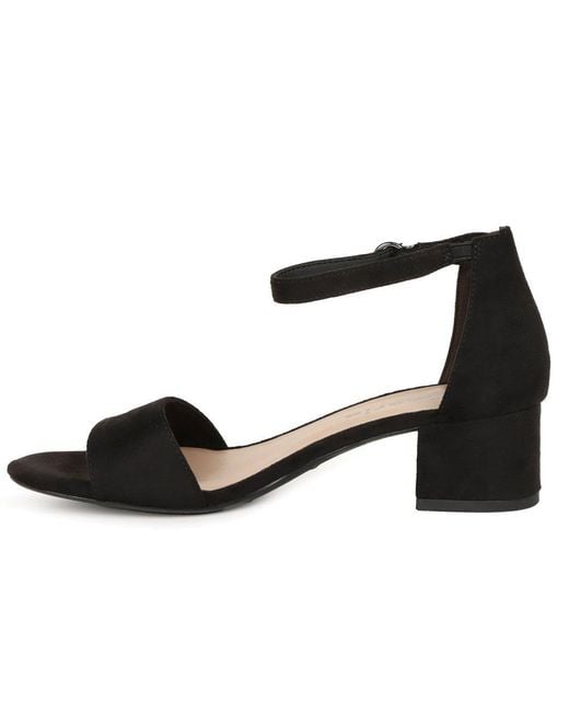 Tamaris Black Gardenia Dress Sandals
