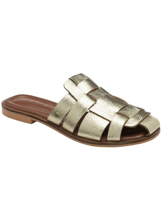 Ravel Metallic Mitford Sandals