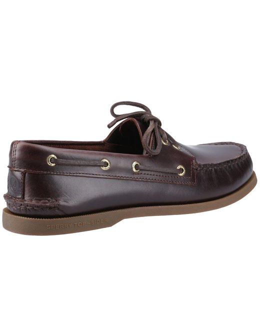 Sperry Top-Sider Gray Authentic Original 2-Eye Boat Shoes for men