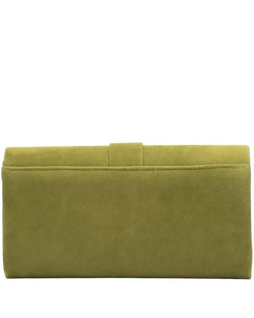Lotus Green Aletta Clutch Bag