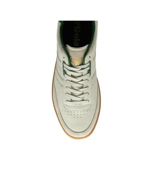 Gola White Contact Leather Trainers for men