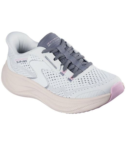 Skechers Blue Skech Cloud Plush Horizon Trainers