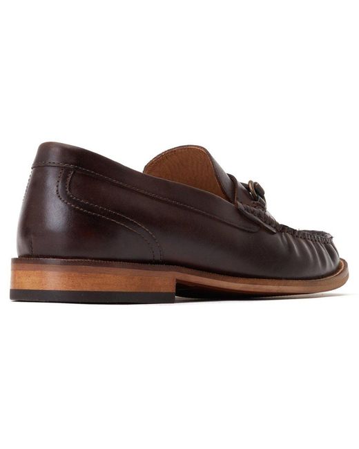 Base London Brown Madison Loafers for men