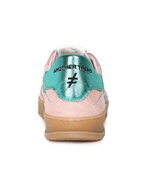 Another Trend Pink Iconic Ii Trainers Colour: Rose Sue/ Lea