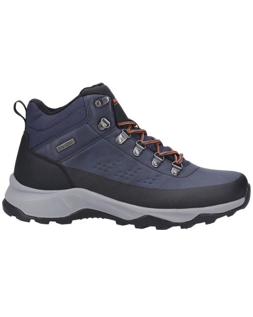 Cotswold Blue Suede Ryeford Lace-Up Hiking Boots for men