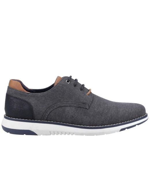 Hush Puppies Blue Bruce Lace Up Shoes for men